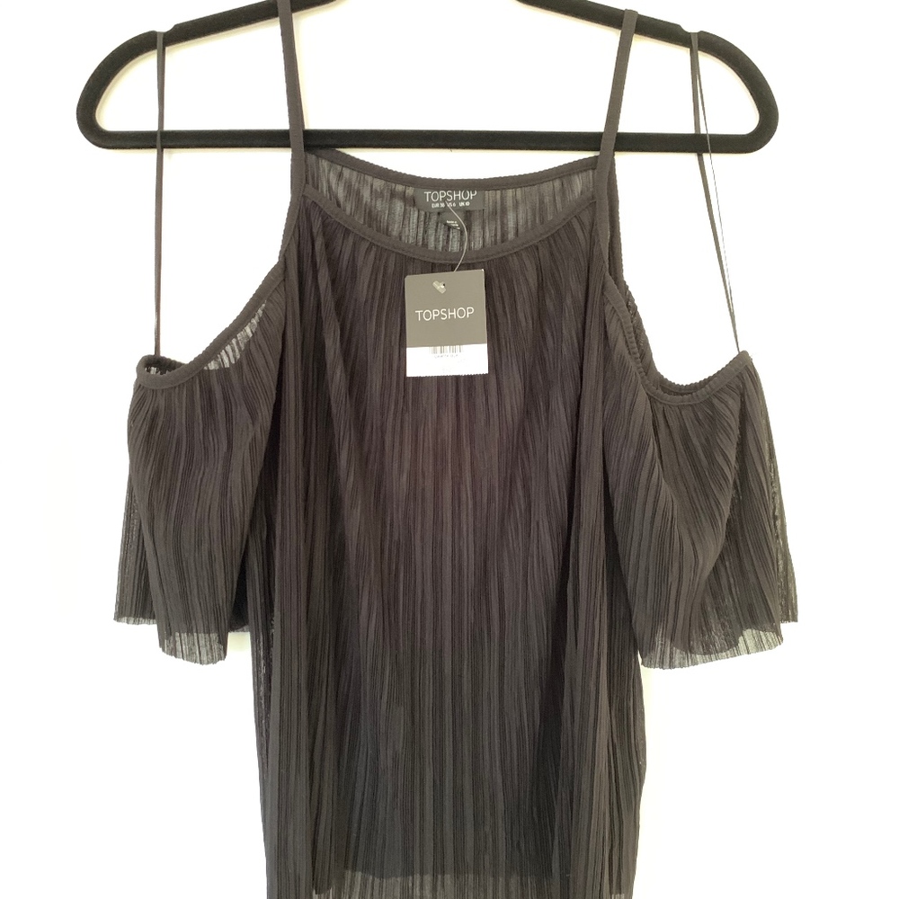 Topshop Off the Shoulder Top